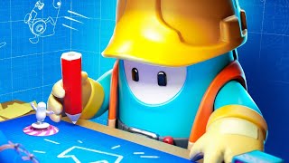 fall guys creative round building (and playing viewer's levels)
