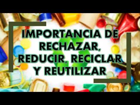 IMPORTANCIA DE RECHAZAR, REDUCIR, REUSAR Y RECICLAR