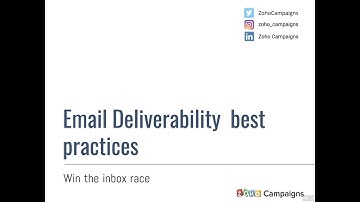 Email deliverability best practices– win the inbox race
