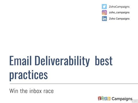 Email deliverability best practices– win the inbox race