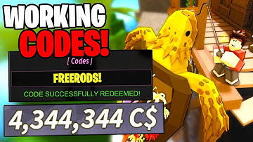 *NEW* ALL WORKING CODES FOR FISCH IN 2025! ROBLOX FISCH CODES