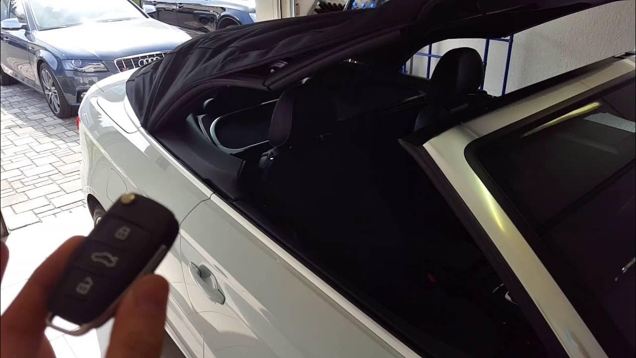 NRWCoding.de Audi A3 8V Cabrio Dachmodul , Öffnen / schließen über Fernbedienung!! YouTube