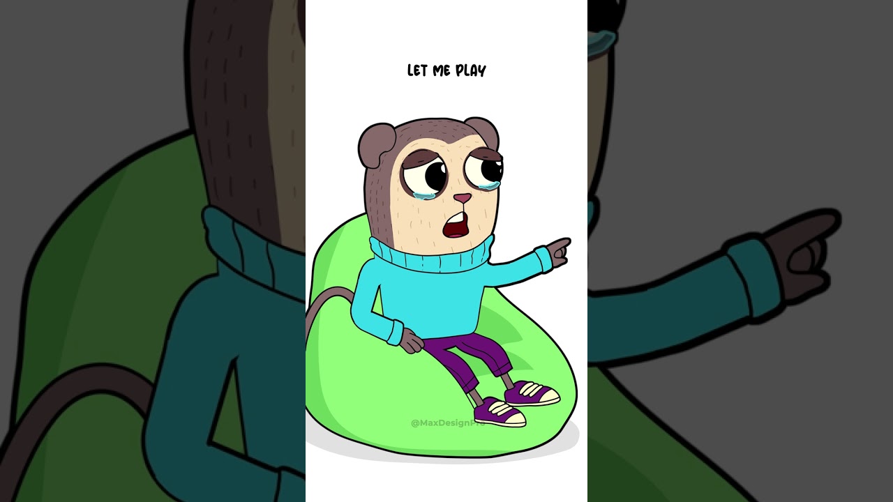 Little Brothers Always Get Their Way! (Animation Meme) #shorts