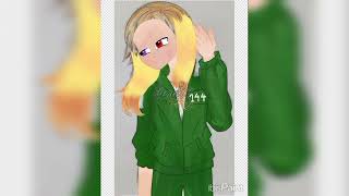 🦑 Squid Force paint 🎮 ⚠️Blood⚠️ |Speed paint of the video, Star Minis 😄|