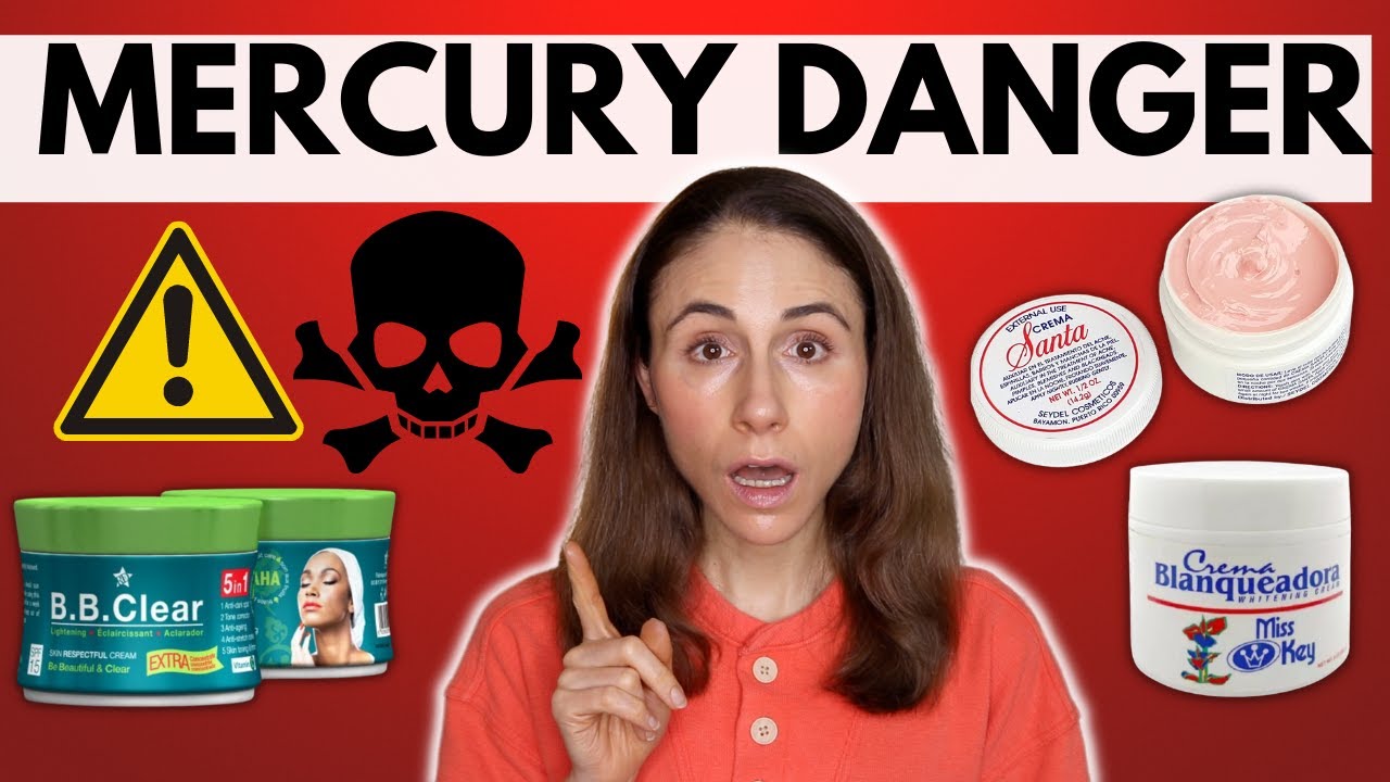 TOXIC MERCURY FOUND IN SKIN BLEACHING CREAMS ☠ DrDrayzday YouTube