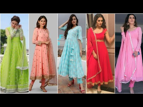 Different type of Stylish and Elegant ANARKALI SUIT Ideas//By
