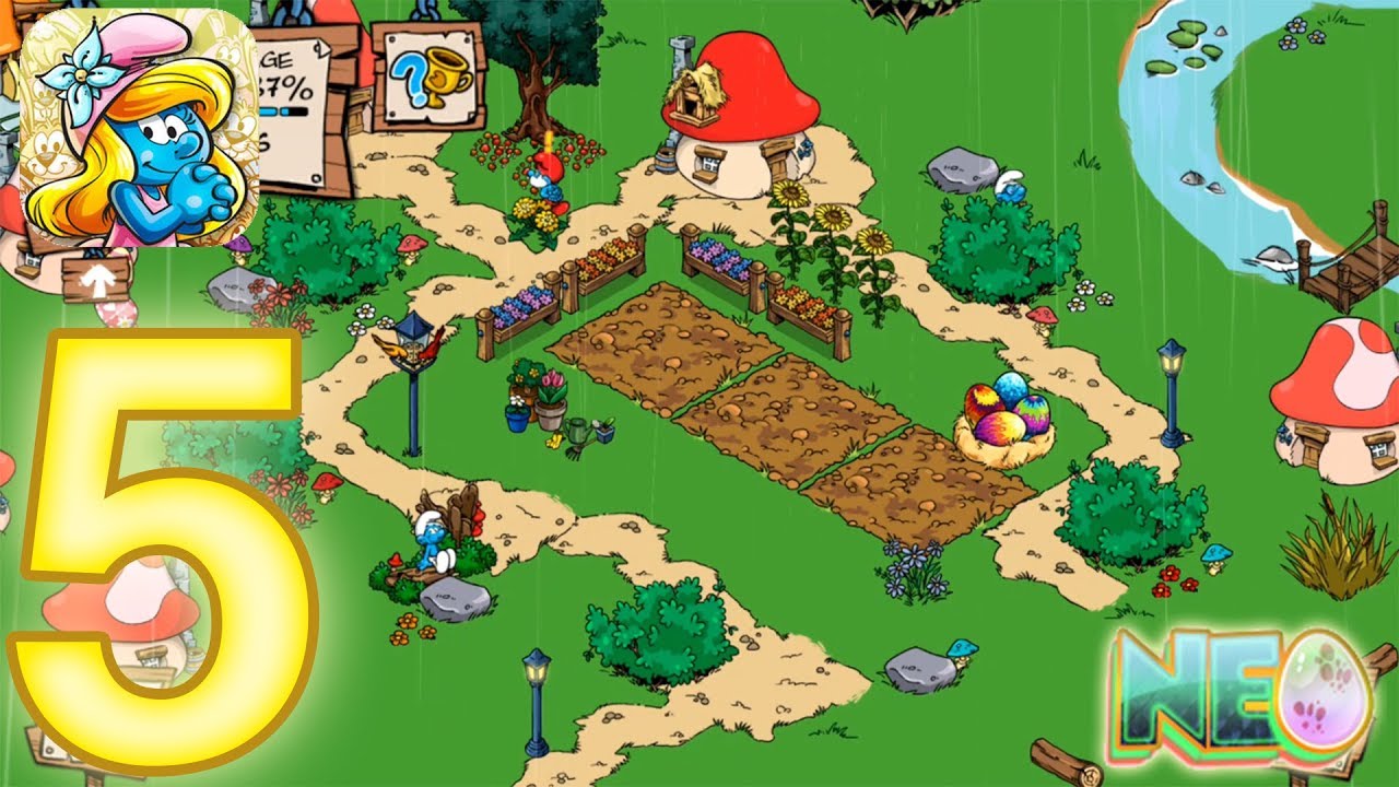 Smurfs' Village: Gameplay Walkthrough Part 5 - Missions (iOS, Android)