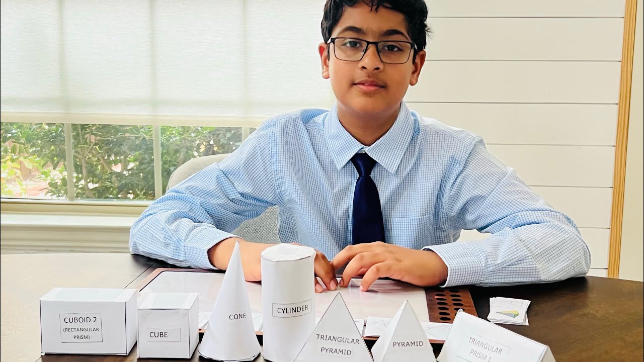 Surface Area of Cube, Prism, Cylinder and Pyramid