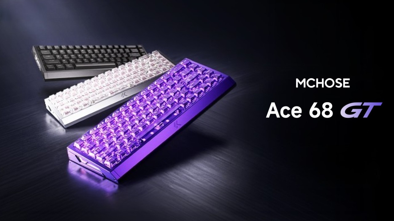 MCHOSE Ace 68 GT Full-aluminum Esports Hall Effect Keyboard
