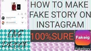 HOW TO MAKE FAKE STORY ON Instagram || by ARMAAN || live proof screenshot 4