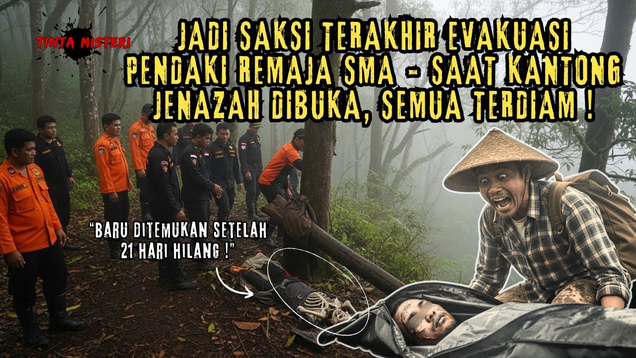 JADI SAKSI TERAKHIR EVAKUASI PENDAKI REMAJA GN. PIRAMID, SAAT KANTONG JENAZAH DIBUKA, SEMUA TERDIAM!