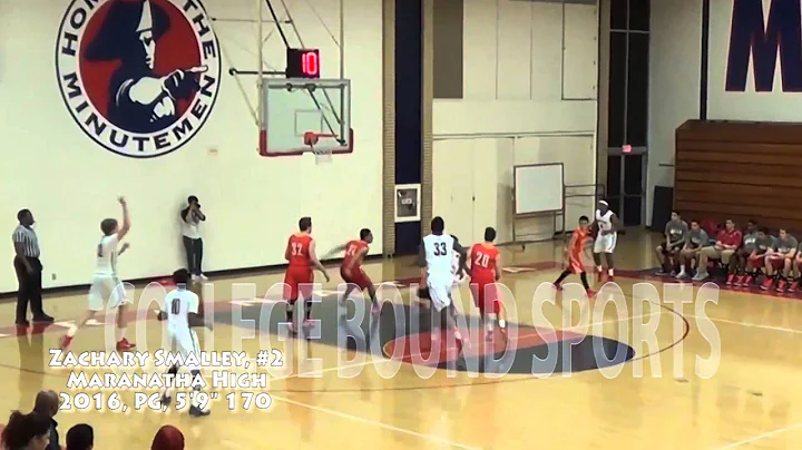Zachary Smalley 2014-15 Season Highlights