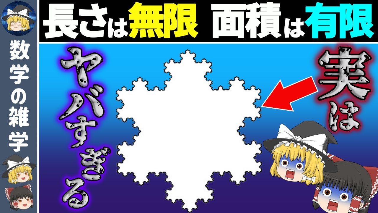 【無理数次元】無限と有限をつなくヤバすぎる図形【ゆっくり解説】