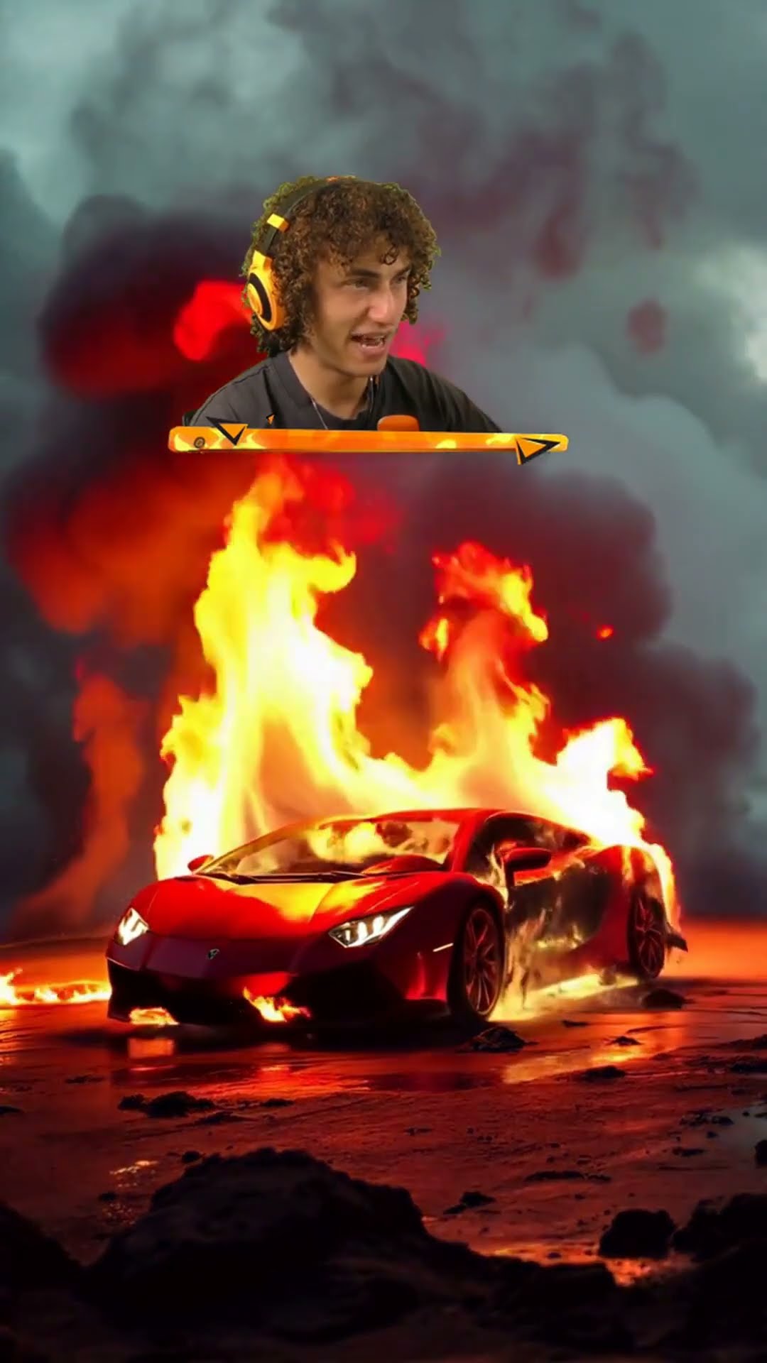 Lamborghini Bursts in FLAMES and Melts!?