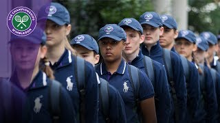 Behind the scenes at Wimbledon 2017 Ball Boy and Ball Girl training