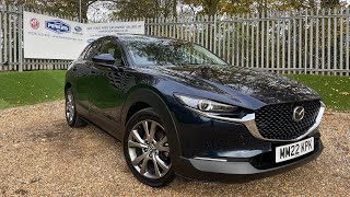 ***VEHICLE NOW SOLD *** MAZDA CX-30 MHEV SKYACTIVX 2.0L E 186PS 6SPD MANUAL DEEP CRYSTAL BLUE