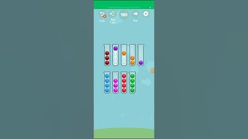 Ball Sort level 180    Ball Sort - Color Sort Puzzle, Yellow Bolt Studio, playlist