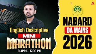 NABARD DA Mains 2026 | NABARD DA English Descriptive Mini Marathon | By Parth Krishan Sir