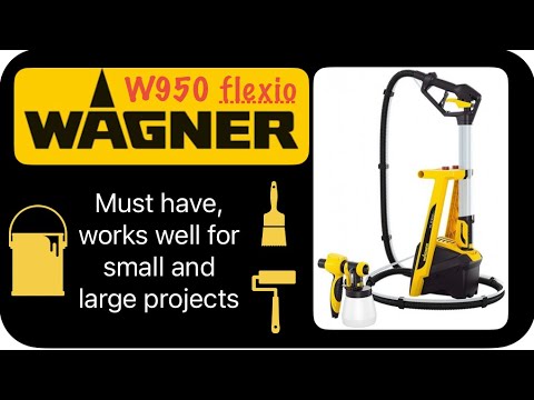 - testing paint Wagner spray unboxing system W950 flexio YouTube