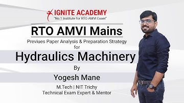AMVI Mains-2020 Hydraulic Machine Previous Paper Analysis by Mr Yogesh Mane