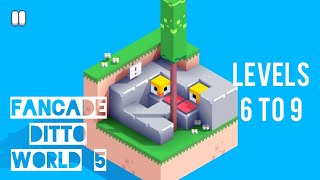Ditto level 6, 7, 8, 9 - World 5 | Fancade