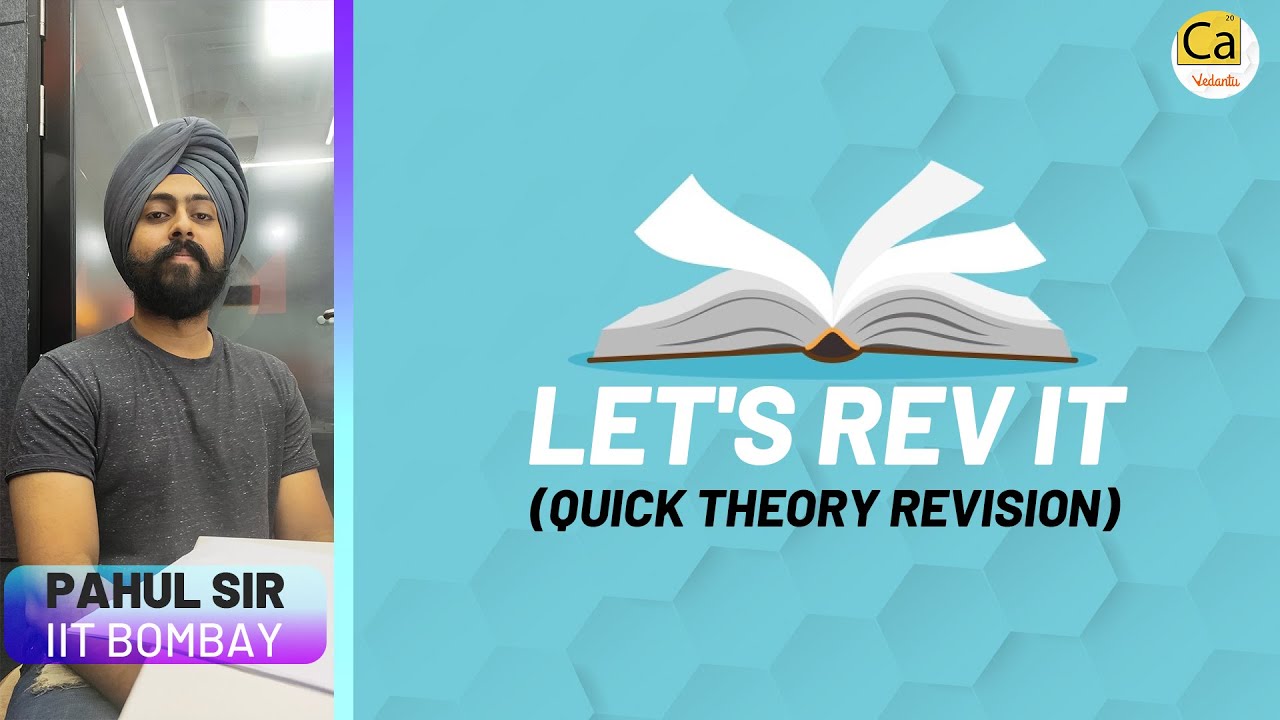 Let's Rev It - Teaser - JEE NEET 2020 | Revise Chemistry Theory & Formula in 15 Minutes | Pahul Sir