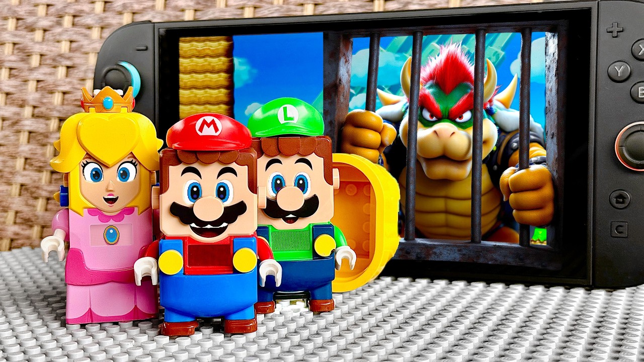 Lego Mario & Luigi Must Save BOWSER! But WHY? #legomario