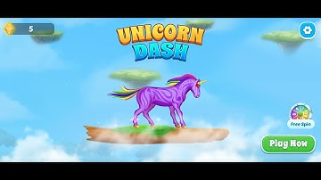 Unicorn Dash Game : Horse Racing Runner : Android Game Play