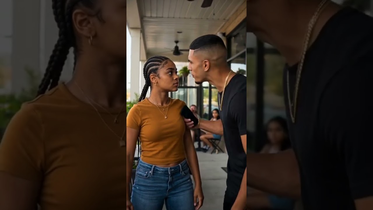 Outdoor Café Phone Snatch Counter 🎬☕ #shorts