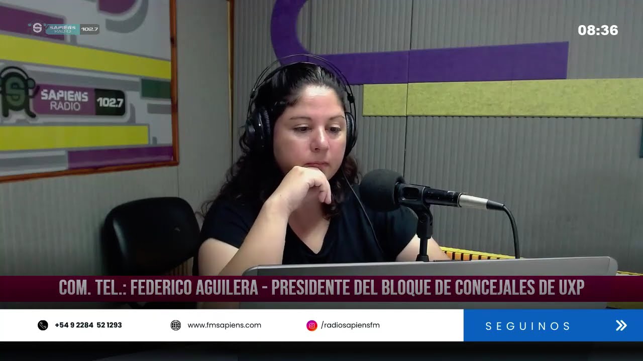 Comunicación Telefónica: FEDERICO AGUILERA, Presidente del Bloque de Concejales de UxP