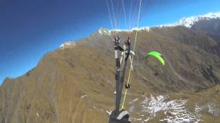 Paragliding in Bir 2015 (Music: M83 "Midnight City")