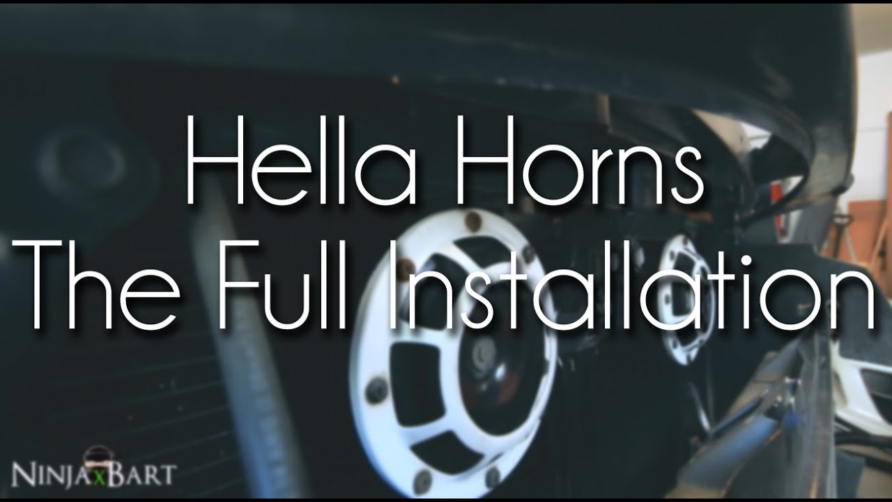 Hella Horns: The Full Installation (2016 Subaru WRX)