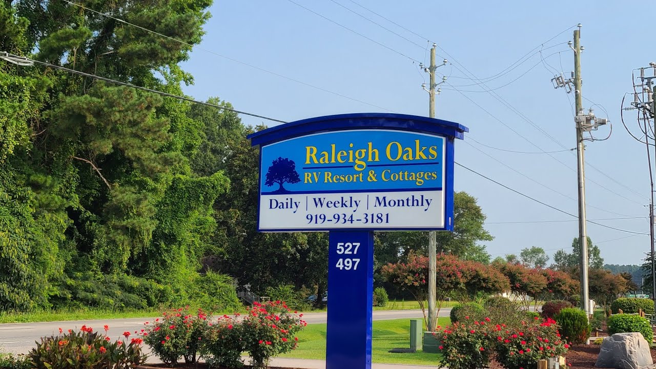 Raleigh Oaks RV Resort & Cottages Four Oaks, North Carolina YouTube