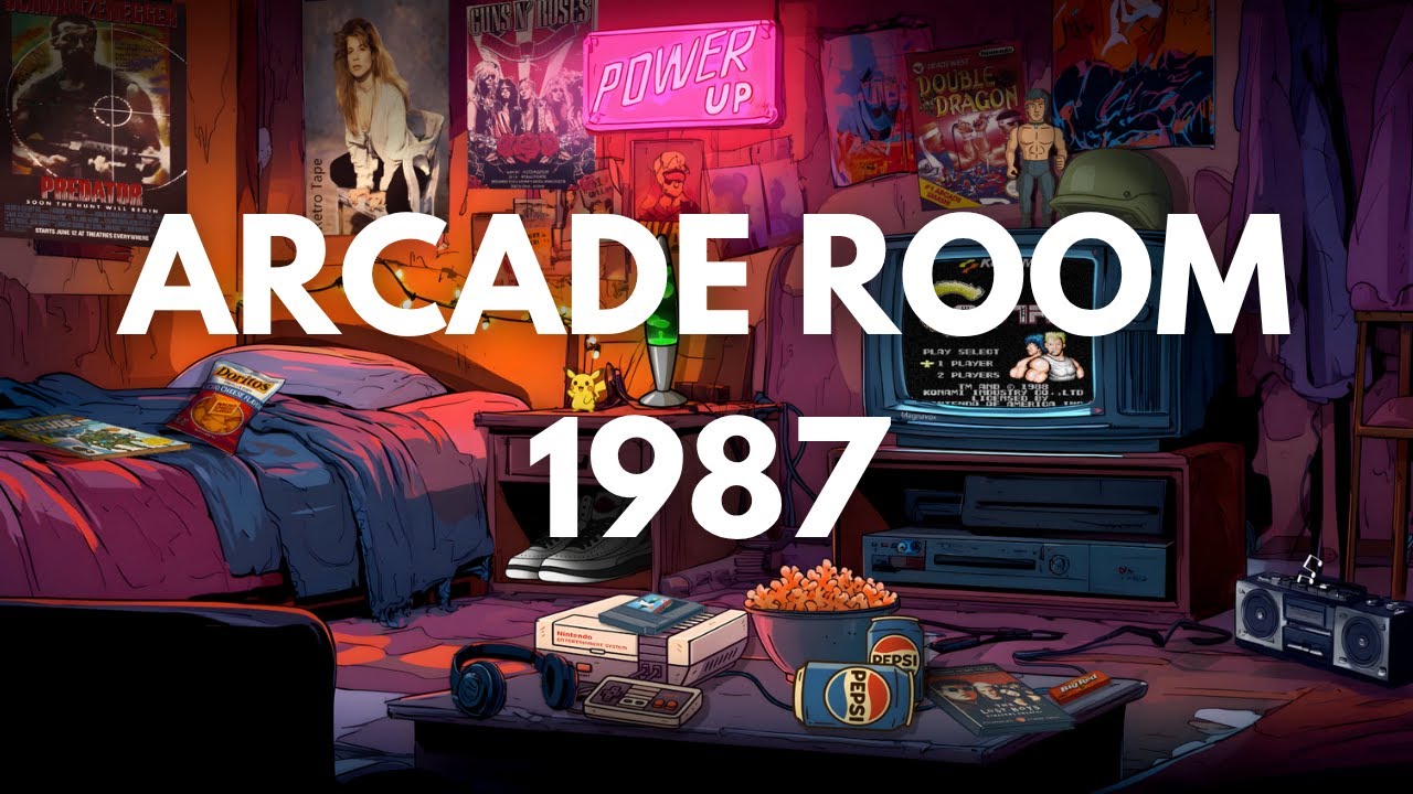 Комната Подростка ’87 // Играешь в Contra всю ночь – Vaporwave Музыка для Фокуса