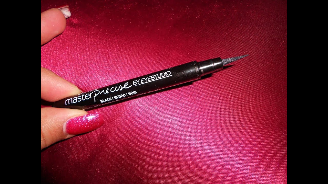 Review Maybelline MasterPrecise Ink Pen Eyeliner YouTube