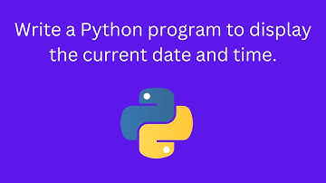 write a python program to display the current date and time