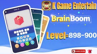 Brain Boom Level //898,899,900 All Levels Let's Play With @K Games Entertainment #brainboom