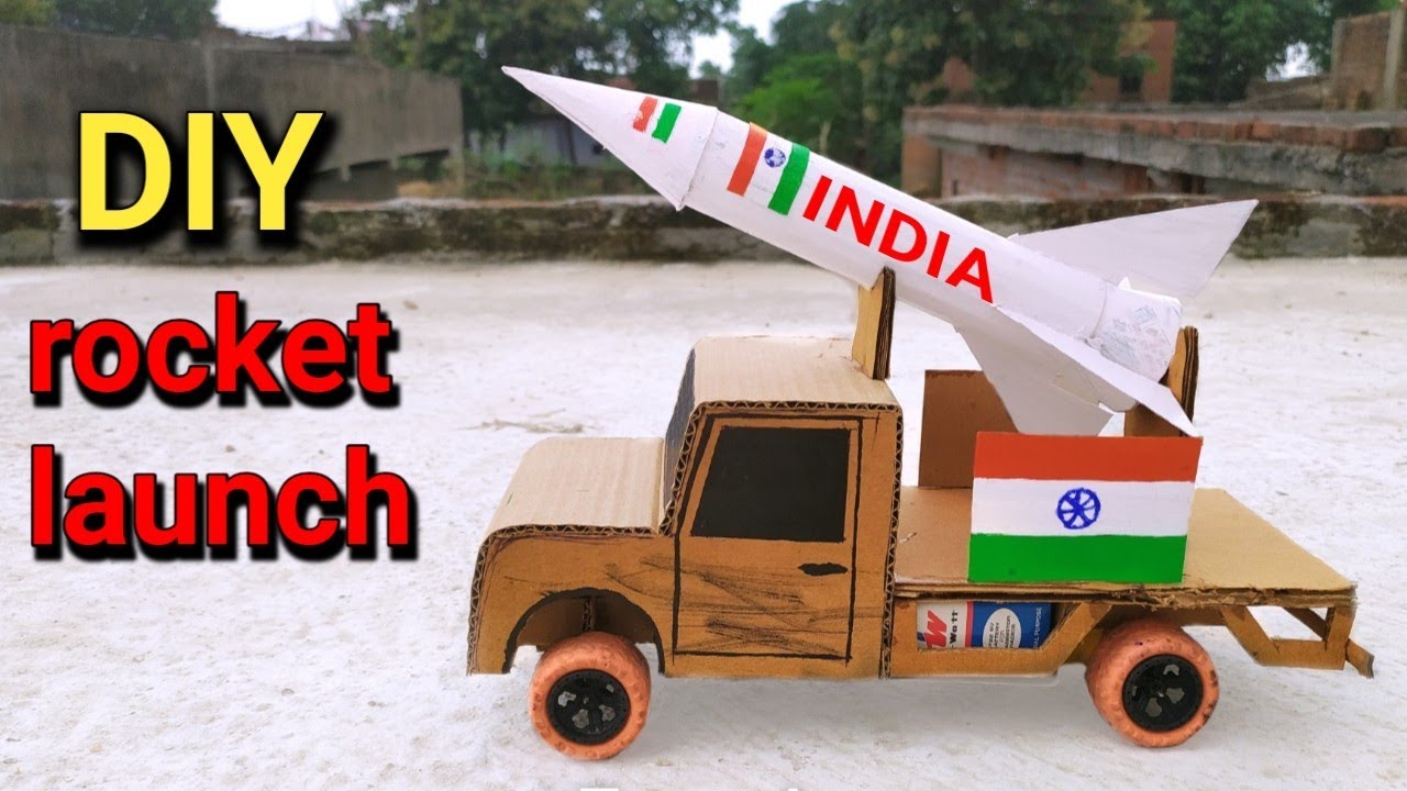 rocket launcher video science working model paper rocket launcher