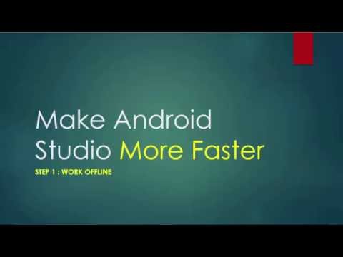 Android Studio || How To Make Android Studio More Faster ??