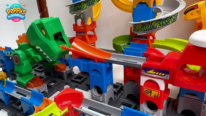 Building the Magnetic Dino Marble Run Adventure for Kids and Toddlers