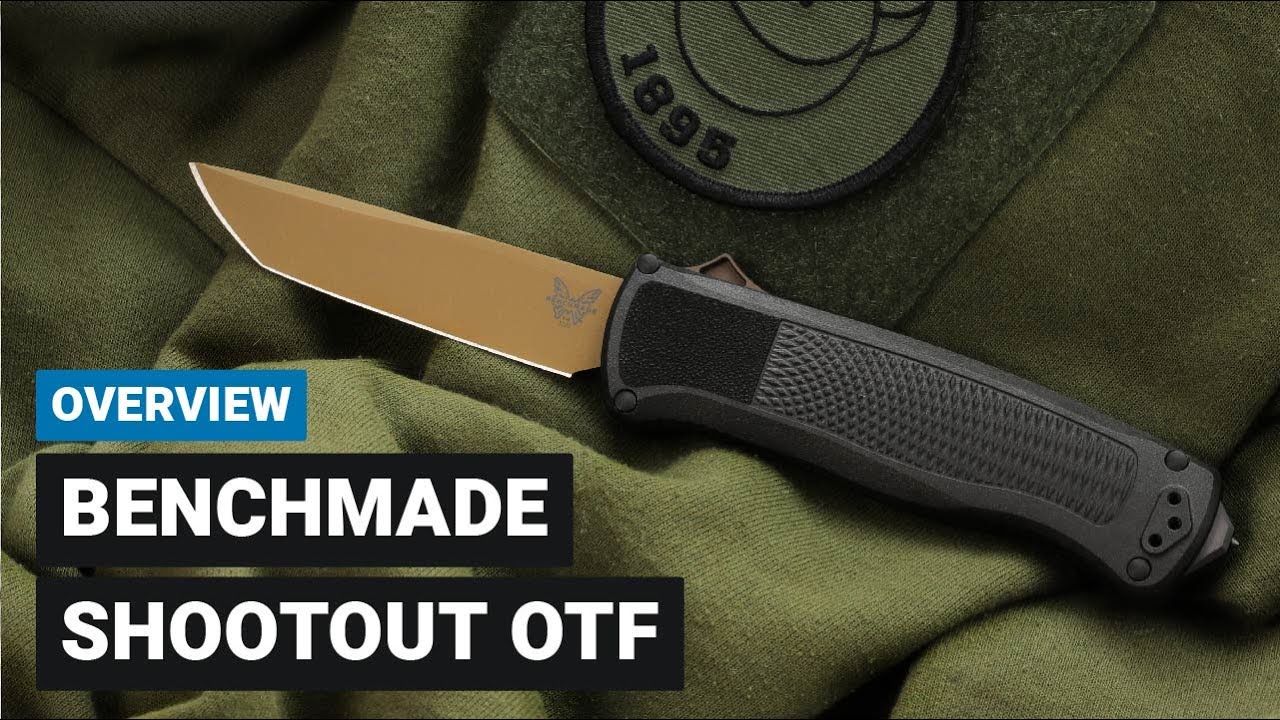 Benchmade Shootout OTF Automatic Knife Overview YouTube
