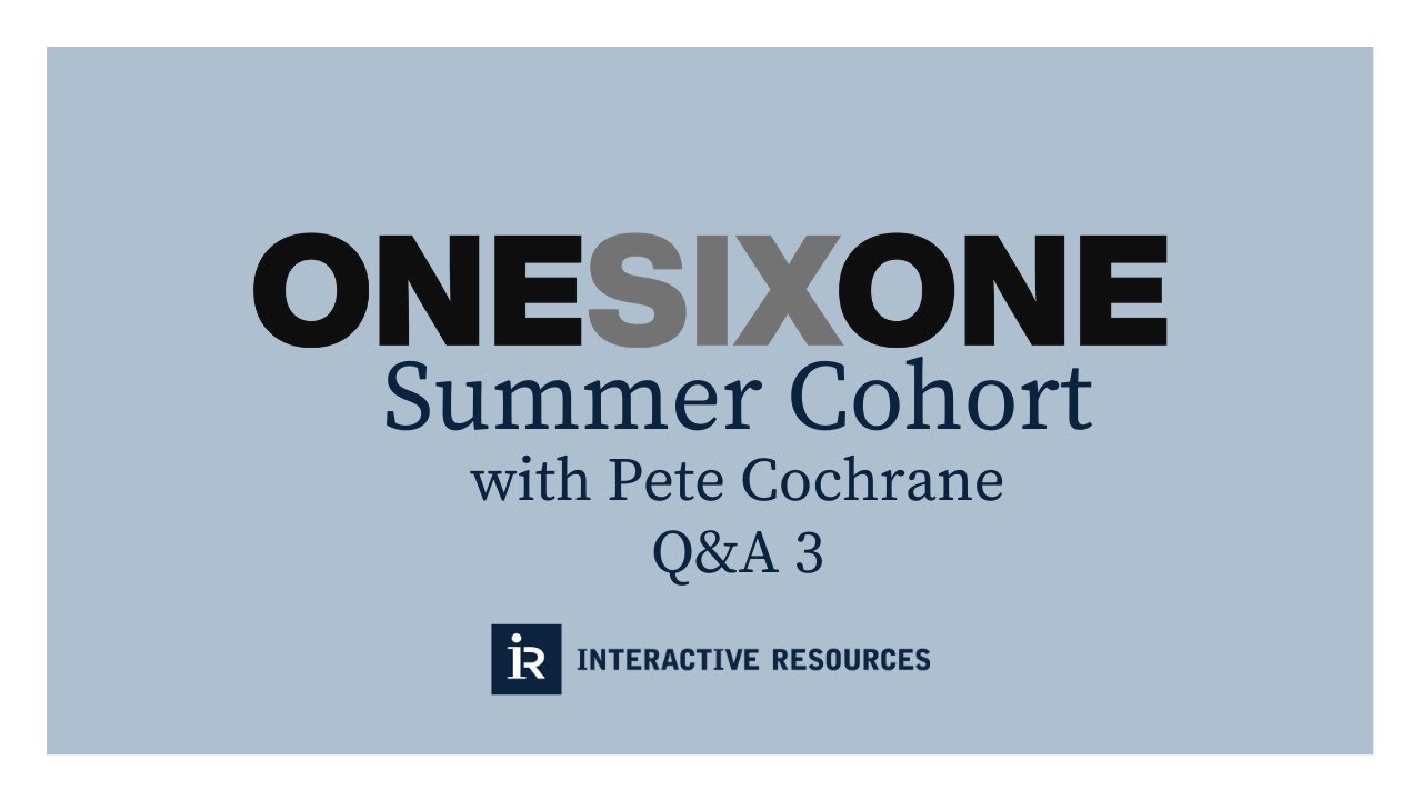 OneSixOne Q&A Episode 3