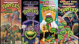 Teenage Mutant Ninja Turtles 1987-1994 Vhs Promos