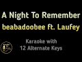 Beabadoobee X Laufey A Night To Remember Karaoke Instrumental Lower Higher Male Original Key