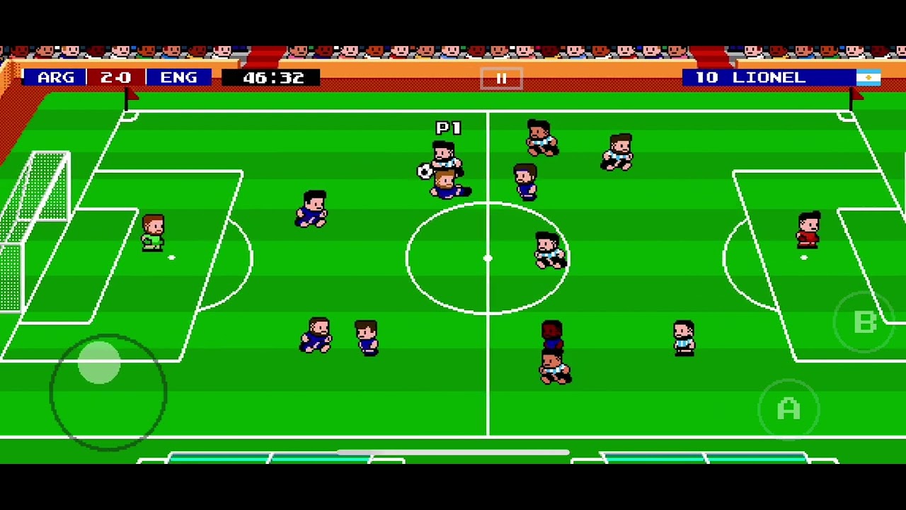 Argentina vs England in XP Soccer