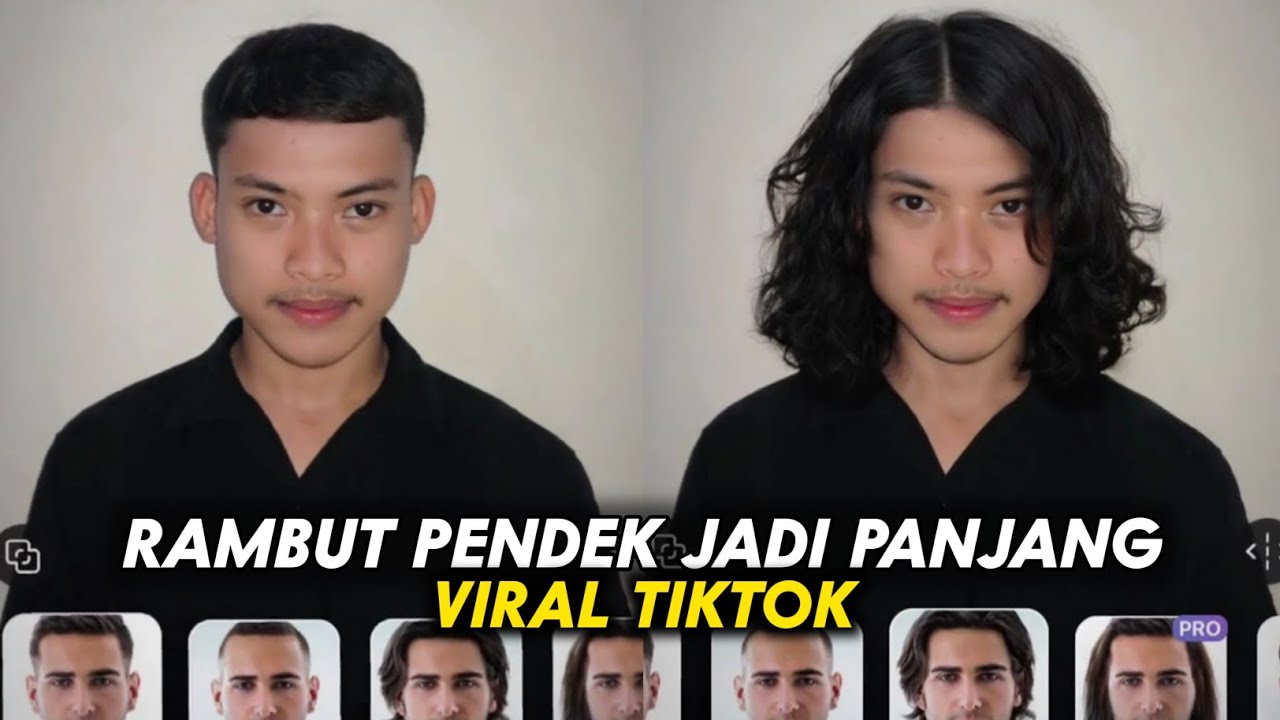 Cara Edit Foto Rambut Jadi Panjang Viral Tiktok Edit Rambut Pendek