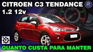 CITROEN C3 TENDANCE 2017 1.2 12v | QUANTO CUSTA para manter