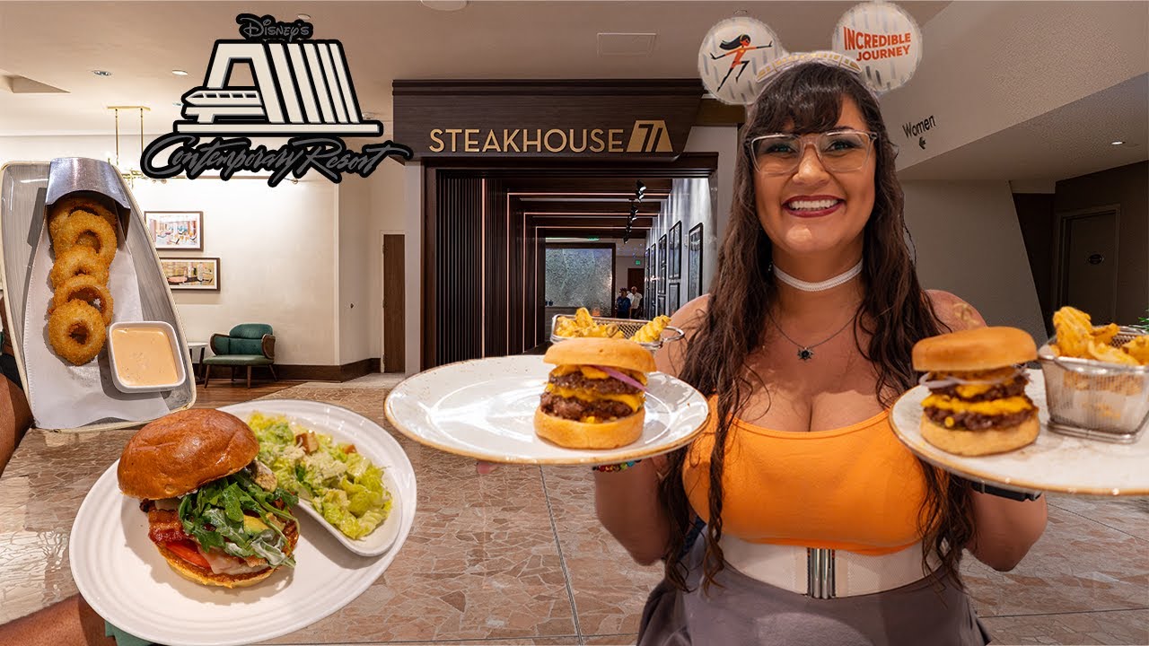 Steakhouse 71 LUNCH 🍔 Disney World Contemporary food review