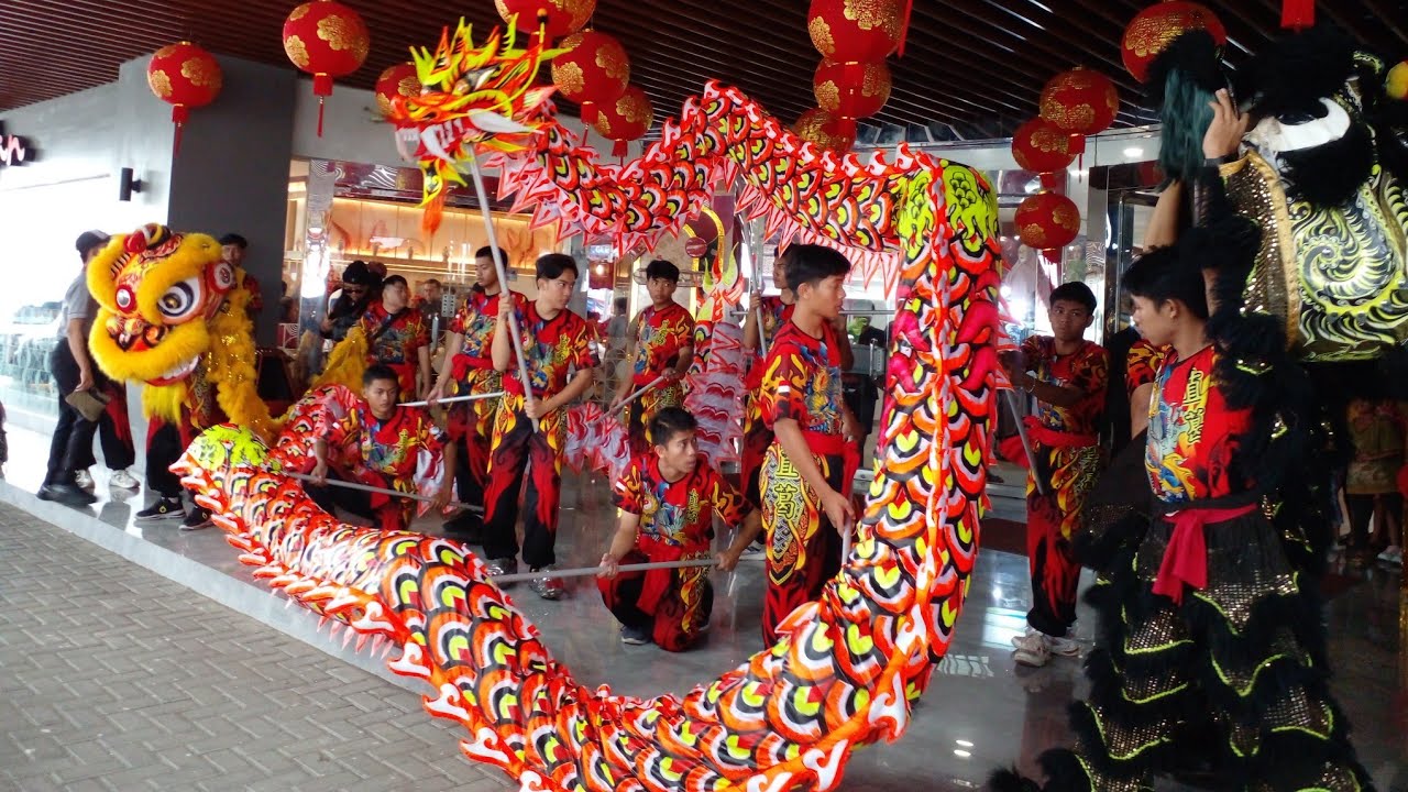 aksi liong Setia Dharma berkeliling di pacifik kota tegal