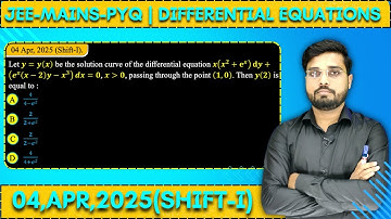 Let y = y(x) be the solution curve of the differential equation x(x2 + e*) dy +(ex(x-2)y-x3)dx =0,